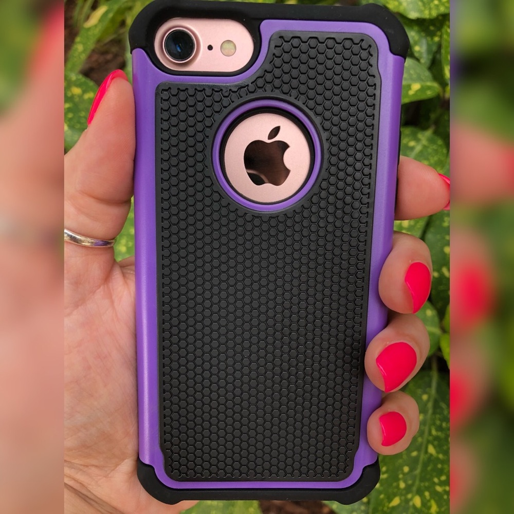 iPhone Purple Hybrid Case
